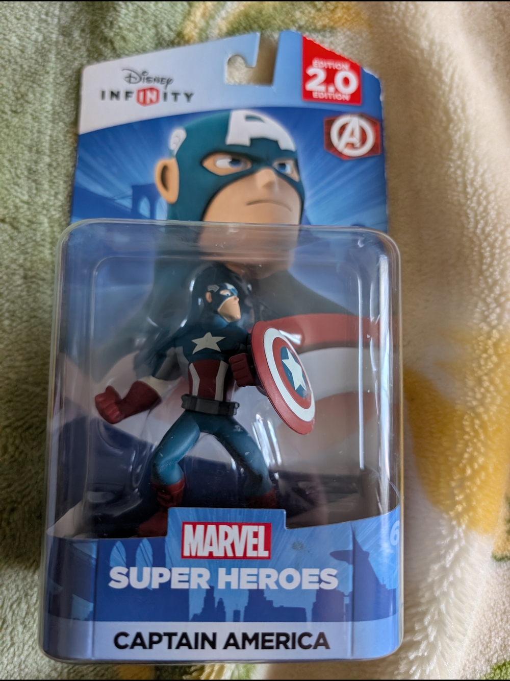 Marvel Captain America Figure – Blue, Red, White